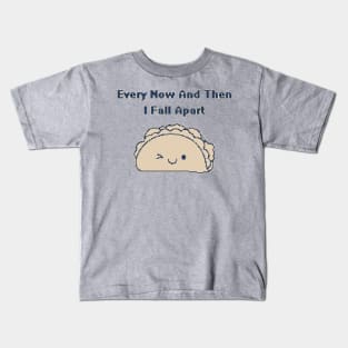 I Fall Apart - 1bit Pixelart taco Kids T-Shirt